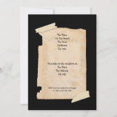 Invitation Drôle Mariage Humour papier Tatty (Dos)