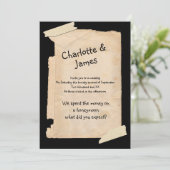 Invitation Drôle Mariage Humour papier Tatty (Debout devant)