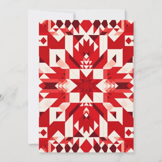 Invitation Drôle Noël Llama (Dos)