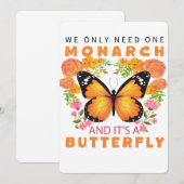 Invitation Drôle, nous n'avons besoin que d'un monarque et c' (Devant / Derrière)