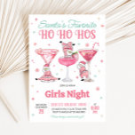 Invitation Drôle Père Noël Girls Night Christmas Party Invita<br><div class="desc">Diffusez la joie des fêtes avec notre invitation personnalisable de Noël imprimable,  parfait pour rassembler des amis et la famille pour une fête festive. Avec des designs élégants et un texte facile à éditer,  cette invitation donne le ton pour une saison de vacances joyeuse. 54SE B</div>