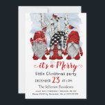 Invitation Drôle Père Noël Gnomes Joyeux Noël Little Party<br><div class="desc">Drôle Père Noël Gnomes Joyeux Noël Petite Invitation De Fête.</div>