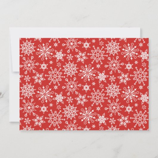 Invitation Drôle Père Noël Reindeer Joyeux Noël (Dos)