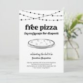 Invitation drôle pour la fête de bébé de papa avec (Debout devant)