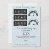 Invitation drôle pour le premier anniversaire d'un (Devant)