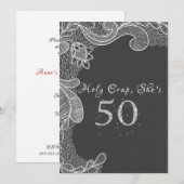 Invitation drôle pour les 50 ans (Devant / Derrière)