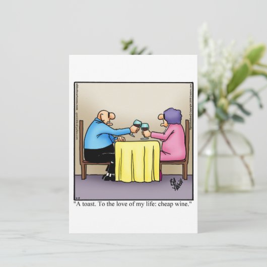 Invitation drôle pour les 50 ans de mariage (Debout devant)