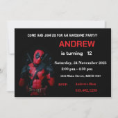 Invitation drôle pour une fête (Devant)