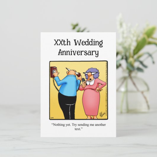 Invitation drôle pour une fête d'anniversaire de m (Debout devant)