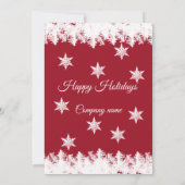 Invitation Drôle rennes Père Noël Noël (Dos)