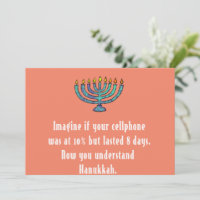 Drôle Sarcastique Hanoukka Chanukah Citation de té