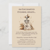 Invitation Drôle Skeleton d'automne - Rassemblement d'automne (Devant)