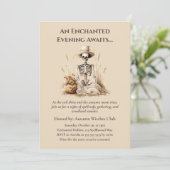 Invitation Drôle Skeleton d'automne - Rassemblement d'automne (Debout devant)