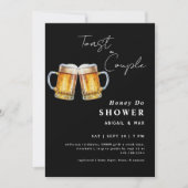 Invitation Drôle Toast Couple Wedding shower (Devant)