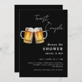 Invitation Drôle Toast Couple Wedding shower (Devant / Derrière)