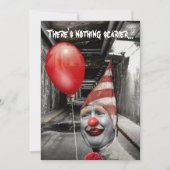 Invitation Drôle Trump en tant que Trumpwise le clown Hallowe (Devant)