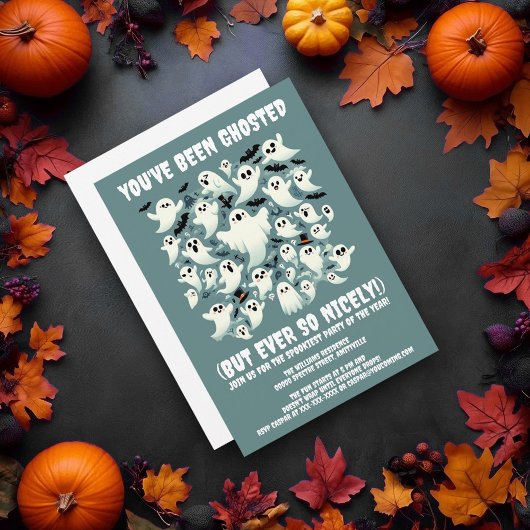 Invitation Drôle, tu as été hébergé ! Des fantômes en vol