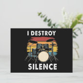 Invitation Drummer I Destruction Silence Drum (Debout devant)