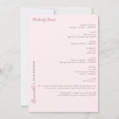 Invitation Drunin In Love Champagne Tower Pink Bachelorette (Dos)