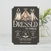 Invitation DTI Halloween robe pour Imprimer Renaissance Vinta (Debout devant)