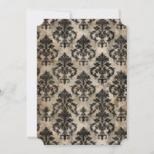 Invitation DTI Halloween robe pour Imprimer Renaissance Vinta (Dos)