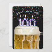 Invitation du 100e anniversaire de la fête des bou (Devant)