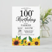 Invitation du 100e anniversaire du tournesol (Debout devant)