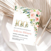 invitation du 100e anniversaire pour son anniversa