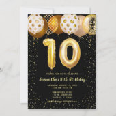 Invitation du 10e anniversaire (Devant)