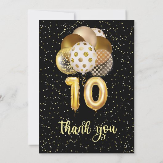 Invitation du 10e anniversaire (Dos)