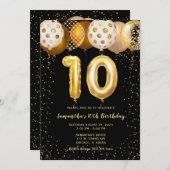 Invitation du 10e anniversaire (Devant / Derrière)