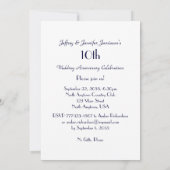 Invitation du 10e anniversaire de fête Flower Yucc (Dos)