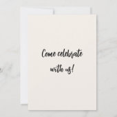 Invitation du 12e anniversaire - Numéro 12 (Dos)