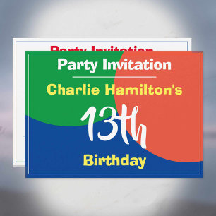 Invitation du 13e anniversaire
