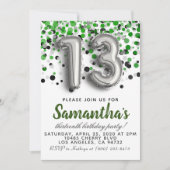 Invitation du 13e anniversaire (Devant)