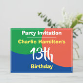 Invitation du 13e anniversaire (Debout devant)