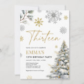 Invitation du 13e anniversaire, treize Anniversair (Devant)