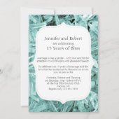 Invitation du 15e anniversaire Cristal de Teal (Devant)