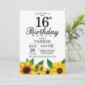 Invitation du 16e anniversaire du tournesol (Debout devant)