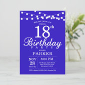 Invitation du 18e anniversaire Royal Blue (Debout devant)