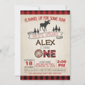 Invitation du 1er anniversaire de la bûcheronnette (Devant)