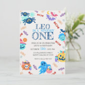 Invitation du 1er anniversaire de la fête d'Hallow (Debout devant)