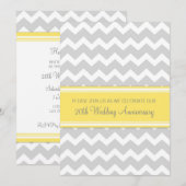 Invitation du 20e anniversaire de Yellow Grey Chev (Devant / Derrière)