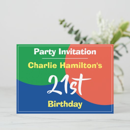 Invitation du 21e anniversaire (Debout devant)