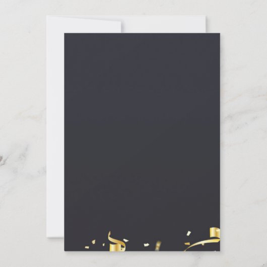 Invitation du 21e anniversaire - 21 ans heures sec (Dos)