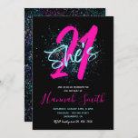 Invitation du 21e anniversaire | 21e anniversaire<br><div class="desc">Invitation du 21e anniversaire. Prêt à être personnalisé par vous !</div>