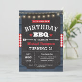 Invitation du 21e anniversaire - Barbecue Party (Debout devant)
