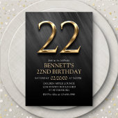 Invitation du 22e anniversaire