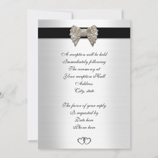 Invitation du 25e anniversaire (Dos)