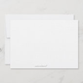 Invitation du 25e anniversaire (Dos)